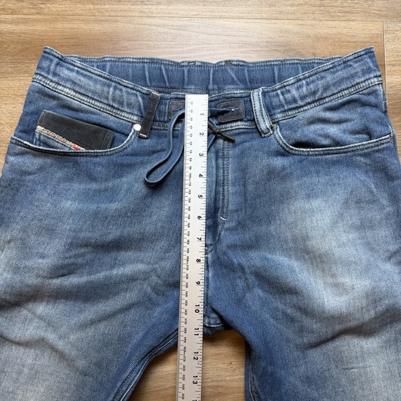 Diesel Jogg Jeans Men 32 Blue Tepphar-NE Slim Carrot Stretch Distressed 0800E - Picture 12 of 15